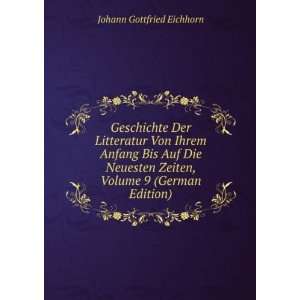   Zeiten, Volume 9 (German Edition) Johann Gottfried Eichhorn Books
