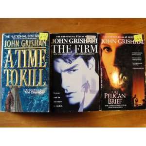  Lot of 3 John Grisham Paperbacks: A Time To Kill, The Firm 
