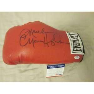 Marvelous Marvin Hagler Signed Everlast Boxing Glove PSA/DNA 