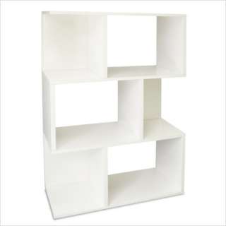 Way Basics Eco Friendly Madison Bookcase in White  