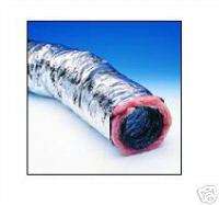 Fantech FIDT6 6 Insulated Flexible Duct 25 ft Length 650737590604 