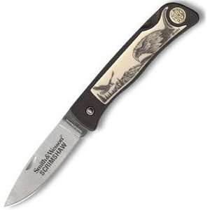  Smith & Wesson SW300N Scrimshaw New Eagle Knife