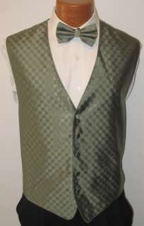 Sage Green Fusion Tuxedo Fullback Vest 2XL Prom Formal  