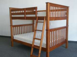FULL OVER FULL ESPRESSO MISSION BUNK BEDS DFW PICK UP  