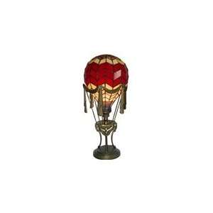  Tiffany Style Hot Air Balloon Table Lamp 1642