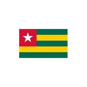  Togo 3x5 Polyester Flag Patio, Lawn & Garden