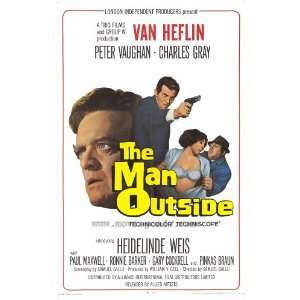  The Man Outside Poster 27x40 Van Heflin Heidelinde Weis 