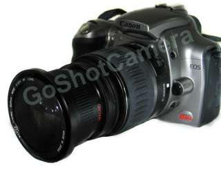 WIDE ANGLE FISHEYE 0.42x LENS for Canon EOS Rebel T2i / 550D T2i T1i 