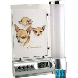  Chihuahua Photo Frame Digital Dog Alarm Clock Light: Home 