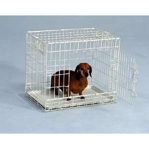  General Cage Side Door Dog Crate 24L Wht