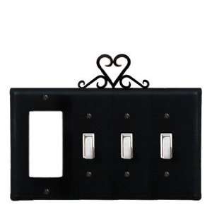   Heart   GFI, Switch, Switch, Switch Electric Cover