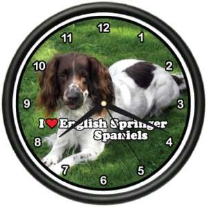  ENGLISH SPRINGER SPANIEL Wall Clock dog pet dogs gift 
