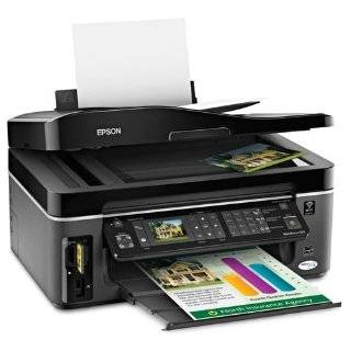 Epson WorkForce 615 Wireless Color Inkjet All in One Color Printer 