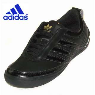 Kids ADIDAS GOODYEAR STREET Shoe Black Leath Size UK13½  