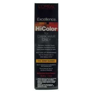  Loreal Excel Hicolor Honey Blonde 1.74 oz. Tube Beauty