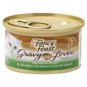 Fancy Feast Gravy Lovers Cat Food, Gourmet, Salmon Feast, 3 Oz, (Pack 