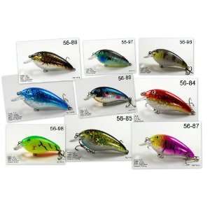   of 9 Holographic Hand Painted 3.1 Pike Trout FAT Fishing Lure Tackle
