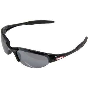   Oklahoma Sooners Black Half Frame Sport Sunglasses