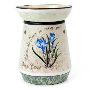  Blue Flowers Design Candle Warmer