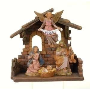  Fontanini 5 Religious 4 Piece Nativity Set with Holy 