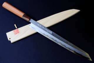Japanese Sushi chef knife YOSHIHIRO Blue steel Damascus Sword Yanagi 