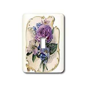  Florene Vintage   French Rose Perfume Ad   Light Switch 
