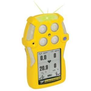  BW Technologies Yellow GasAlertQuarttro Portable Gas Detector 