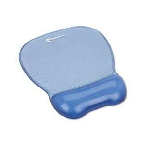 Innovera® Gel Mouse Pad with Wrist Rest, Nonskid Base, 8 1/4 x 9 5/8 