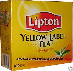 LIPTON YELLOW LABEL TEA 100 BAGS 200g  