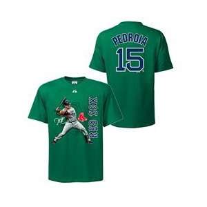   Sox Youth Pride and Power Dustin Pedroia T Shirt   Kelly Green Large