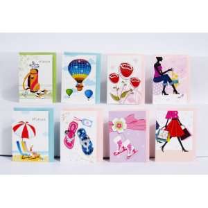 com 25 All Occasion Greeting Cards with Envelops (Mini Greeding Cards 
