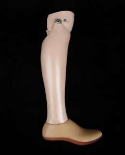 Vintage Otto Bock Wooden Prosthesis Prosthetic Leg w Knee Joint & Foot 