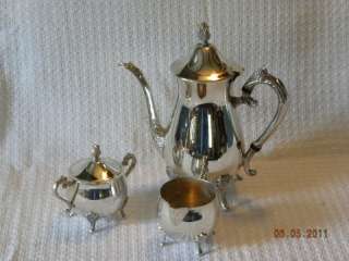 Leonard Silverplate Tea Set  