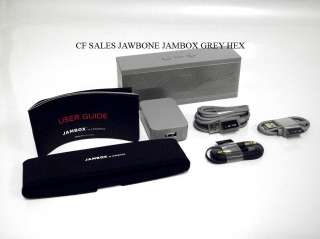 Aliph Jawbone Jambox Grey Hex Bluetooth Speaker Box  