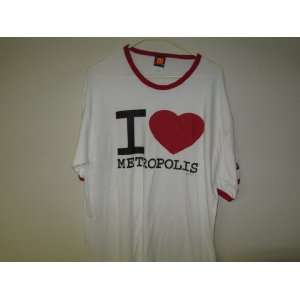  I Love Metropolis Hanes Beefy T shirt Large Everything 