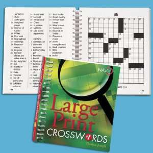 Large Print Crossword Puzzles Book: Home & Kitchen
