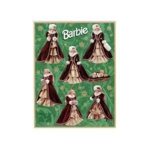  Holiday Barbie Stickers (1996) Toys & Games