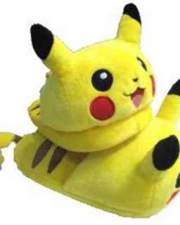 Official Pokemon Takara Tomy Pikachu Plush Slippers (OSFM)  