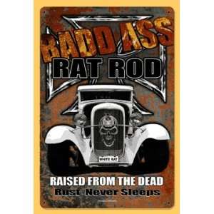  12x18 Badass Ratrod Custom Hotrod Nostalgic Metal Sign 
