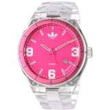 Adidas ADH2512 Nylon Cambridge 3 Hand Analog Pink Dial Watch