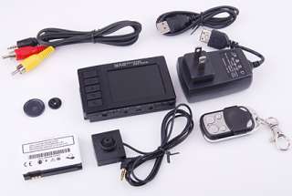 Mini Micro Wireless Nanny SPY CAM Full System + DVR Kit  