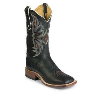  Womens Tony Lama Cowboy Boots Black Ol Buck Leather 1795 