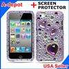 Apple Ipod Touch 4G 4th Gen Dog Paws Bling Hard Case Cover +Screen 