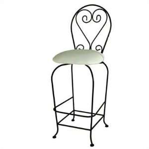   Collection 24 High Wrought Iron Counter Stool Furniture & Decor