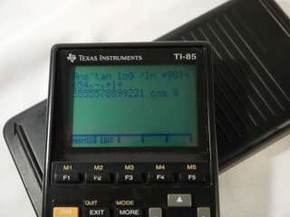   Instruments TI 85 Graphic Calculator TI85 Graphing Scientific  