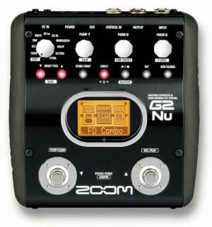 ZOOM G2Nu Guitar FX Pedal w/USB Process/modeling New  