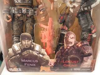   NECA Gears of War 3 Marcus Fenix / Locust Grunt Action Figures toys