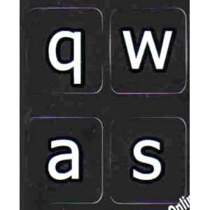  English Us Large Letter (lower case) Keyboard Stickers 