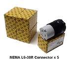 NEMA L6 30 Connector Bulk Pack   Quantity 5 (NIB)