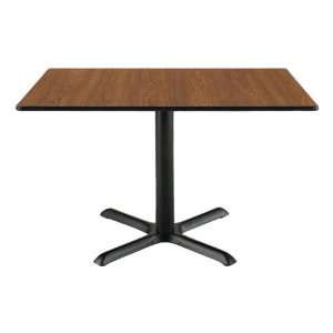   KFI Seating Rectangle Pedestal Lunch Table (24 W x 30 L) Furniture